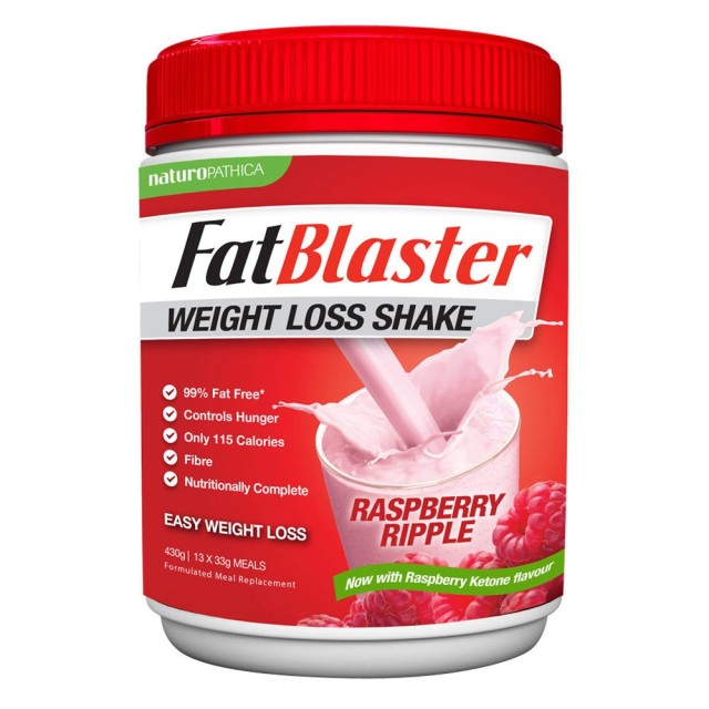 【保税】澳洲fatblaster 减肥奶昔 树莓味430g/瓶